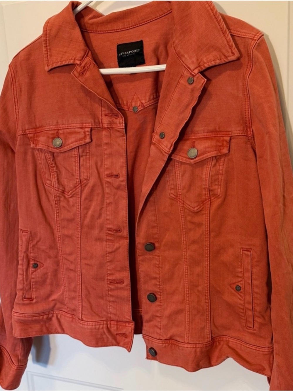 Liverpool Coral Denim Jacket